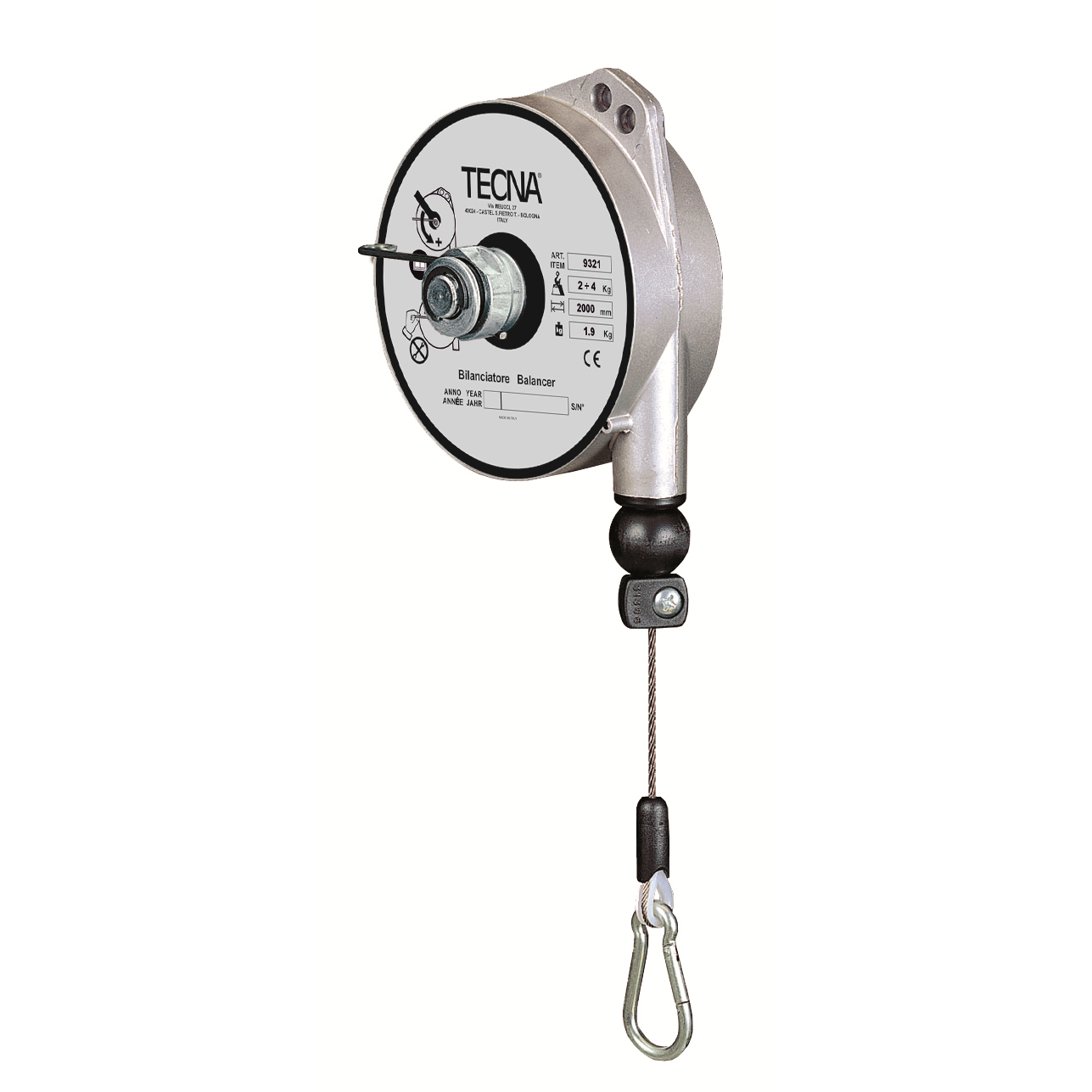 Tecna Balanszer, alumínium ház, 2 m, 2 - 4 kg termék fő termékképe