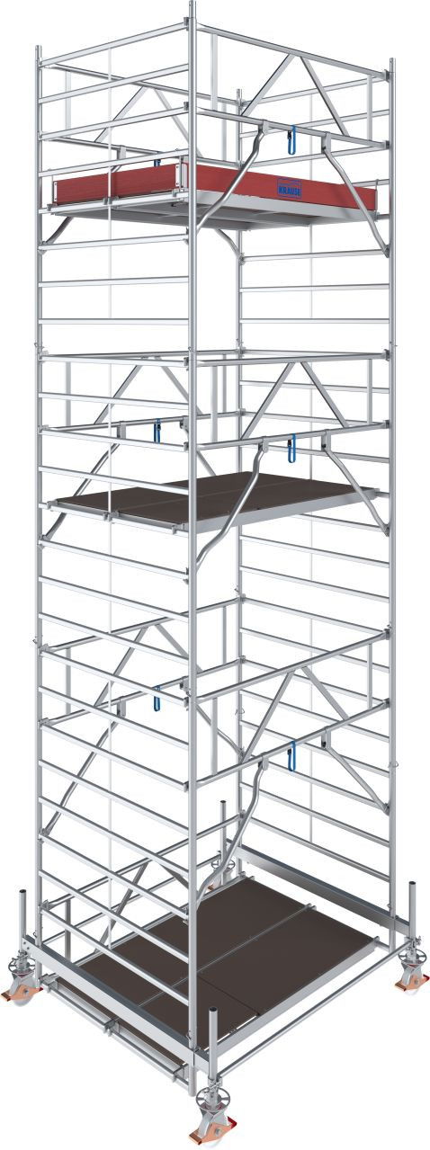Krause STABILO Professional gurulóállvány, 500 -as sorozat, mezőméret: 2 m x 1.5 m, munkamagasság: 7.5 m termék fő termékképe