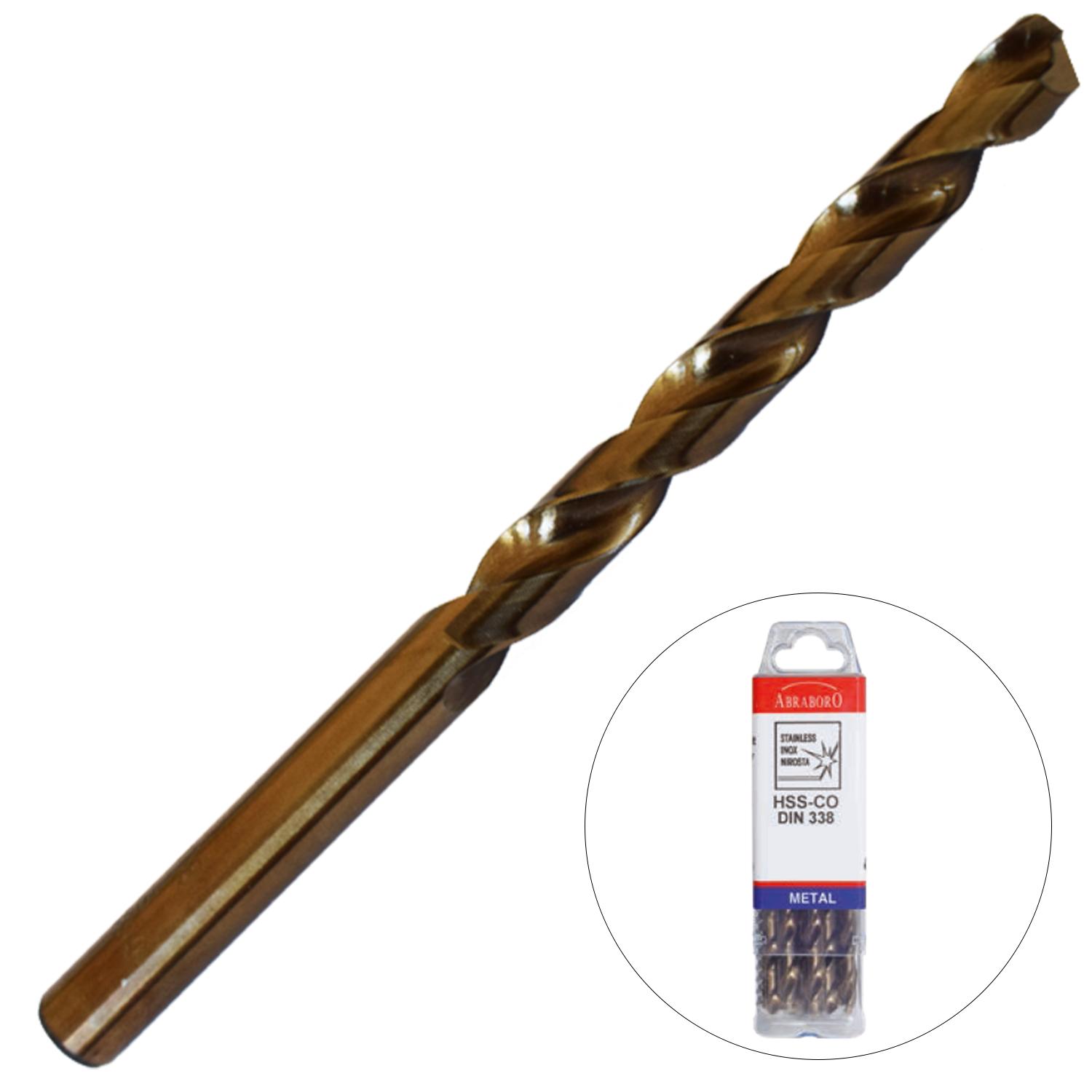 Abraboro 2.3 x 57 / 30 mm HSS-Co fémcsigafúró X-Pack, 10 db/csomag termék fő termékképe