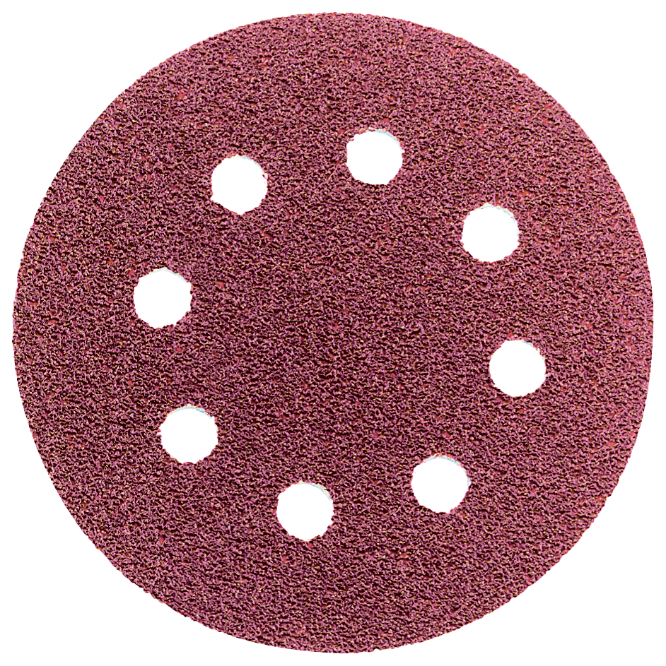Abraboro 125 mm kör alakú csiszolópapír 8 lyukkal, 180-as szemcseméret, 5 db/csomag termék fő termékképe