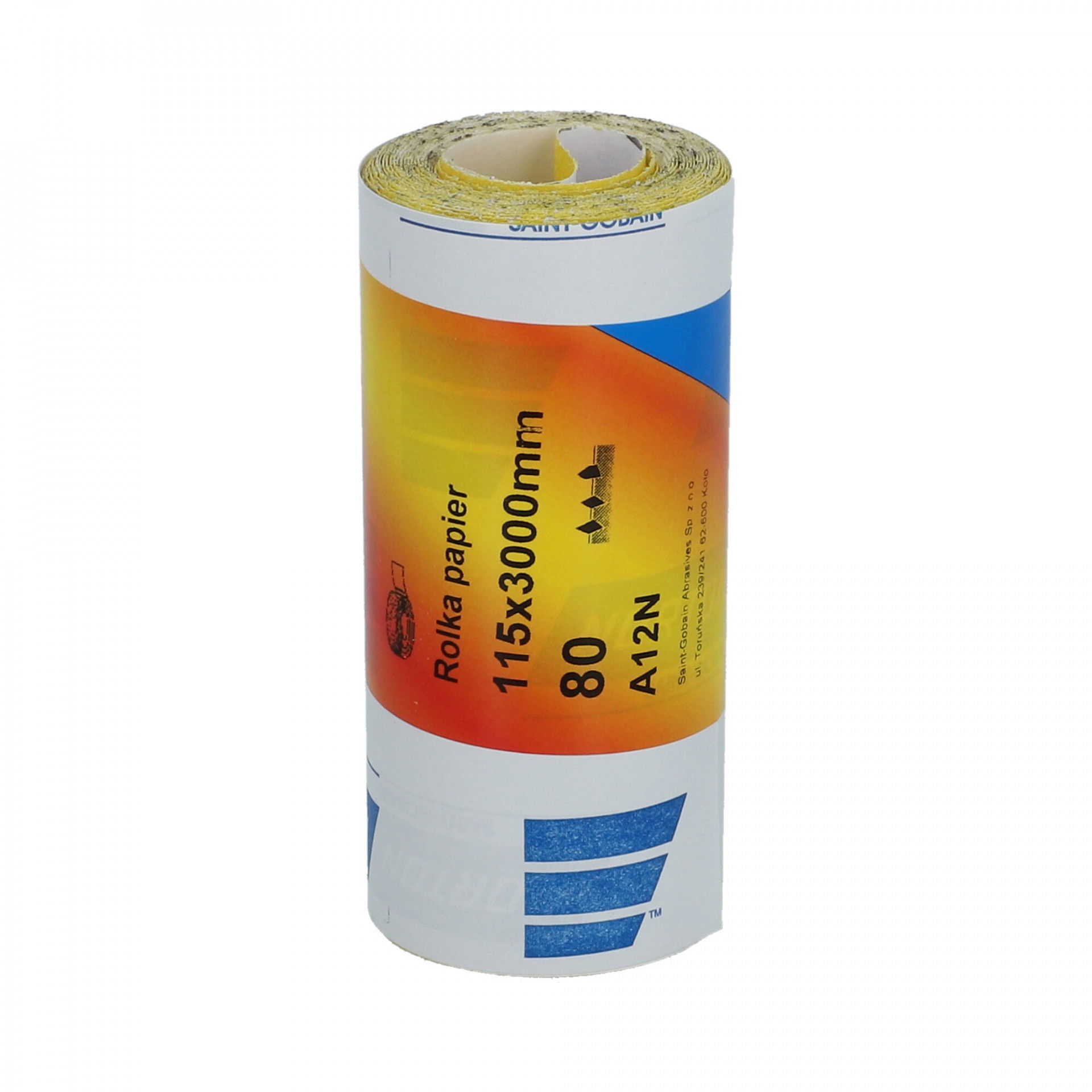 Norton A12N csiszolótekercs 115mmx3m P40, 20 db/csomag termék fő termékképe