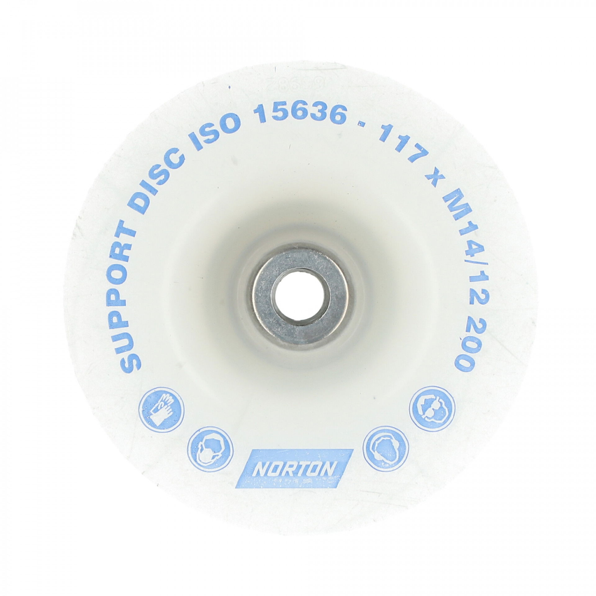 Norton Clipper fíbertárcsa felfogó Nylon Medium Ø125xM14, 5 db/csomag termék fő termékképe