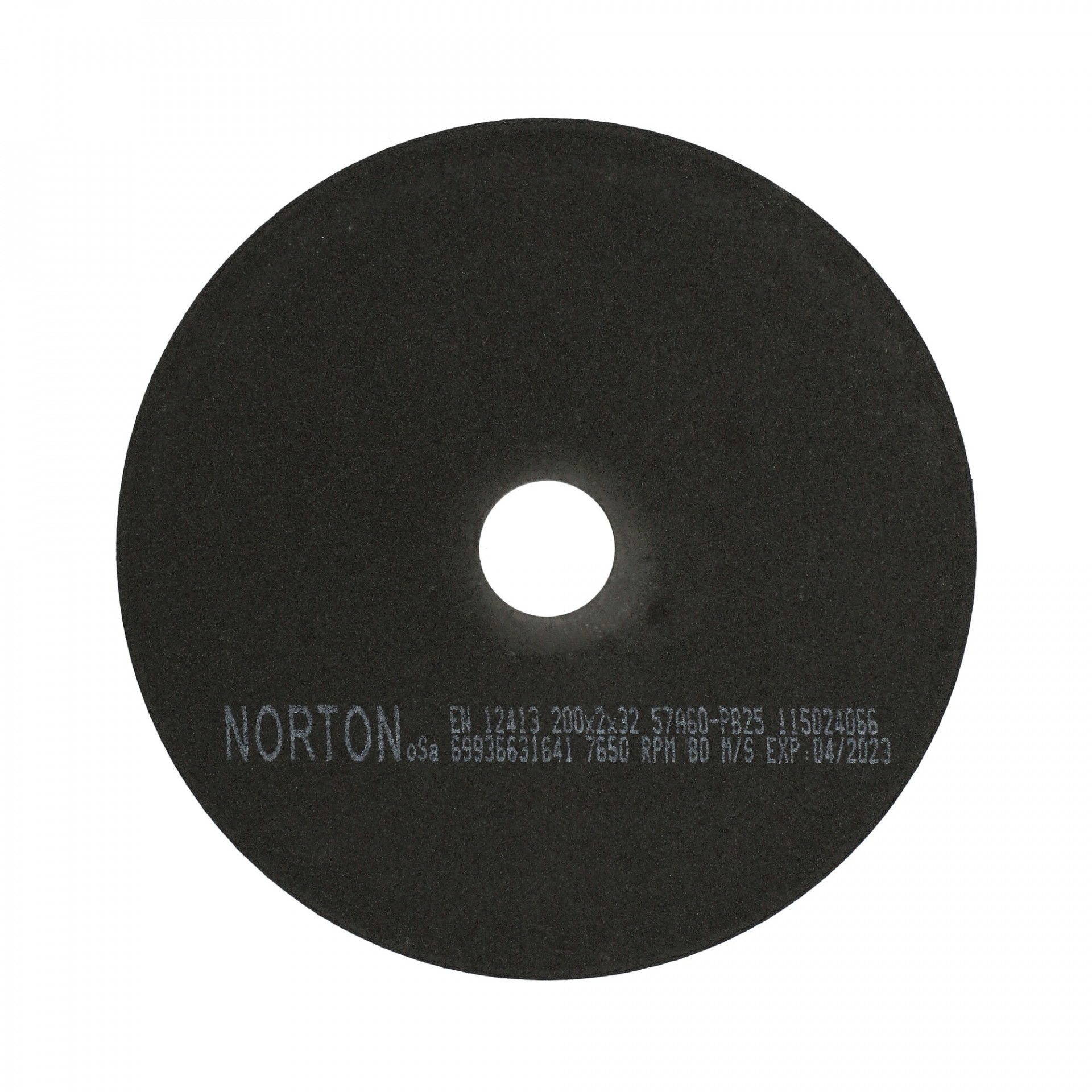 Norton Preciziós gépipari erősítés nélküli vágókorong 200x2x32 mm 57A 60 P B25, 25 db/csomag termék fő termékképe