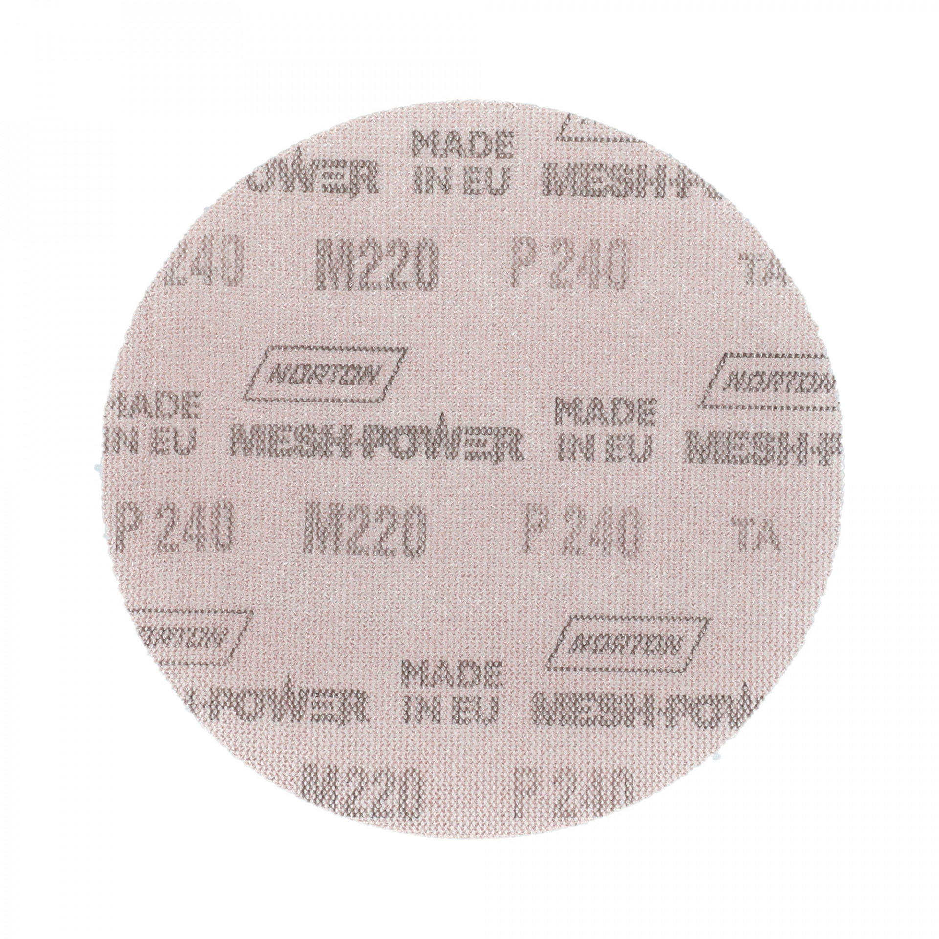 Norton MeshPower Aluminium-oxid M220 csiszolóháló Ø150 mm P240, 50 db/csomag termék fő termékképe