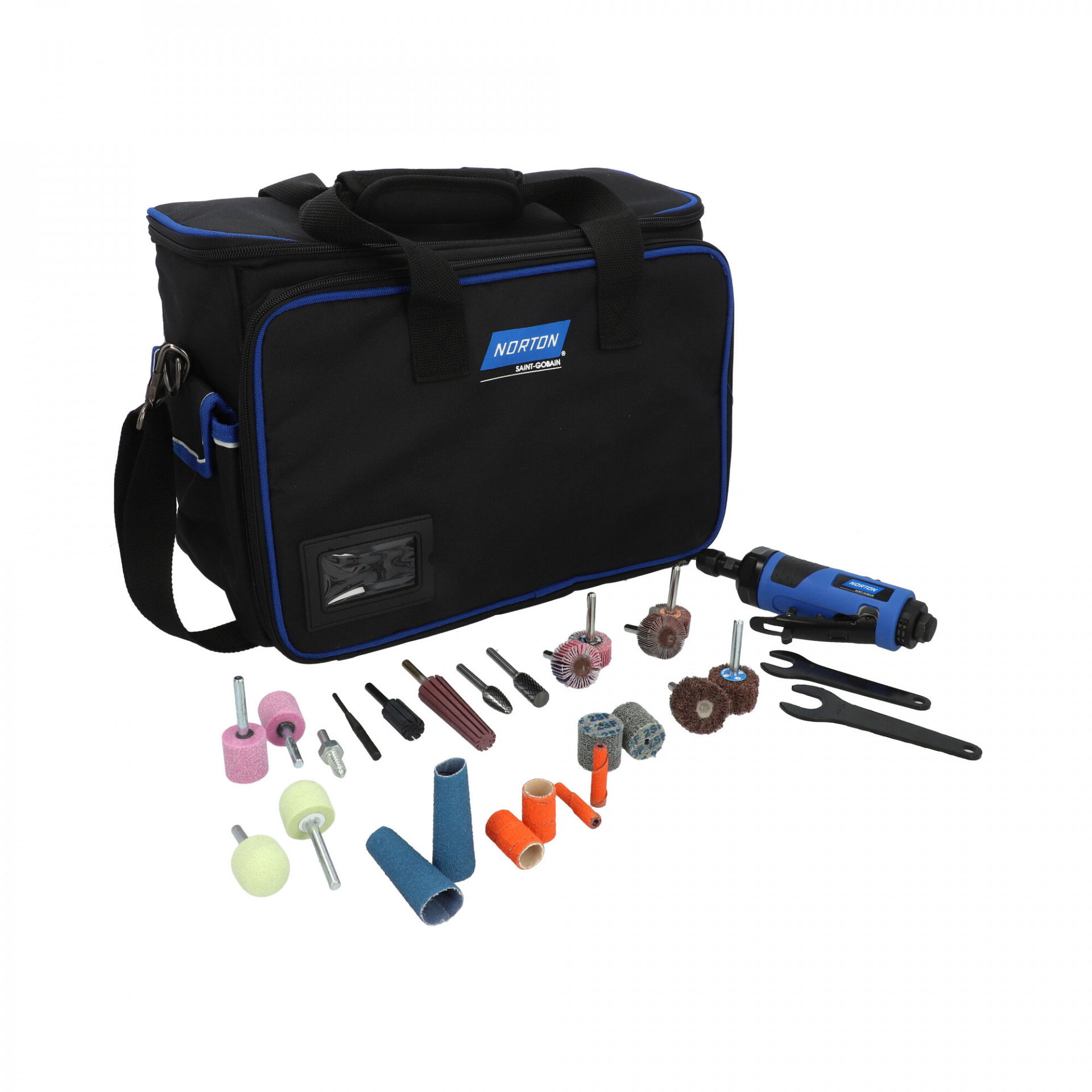 Norton mini pneumatikus egyenes csiszoló profi készlet termék fő termékképe