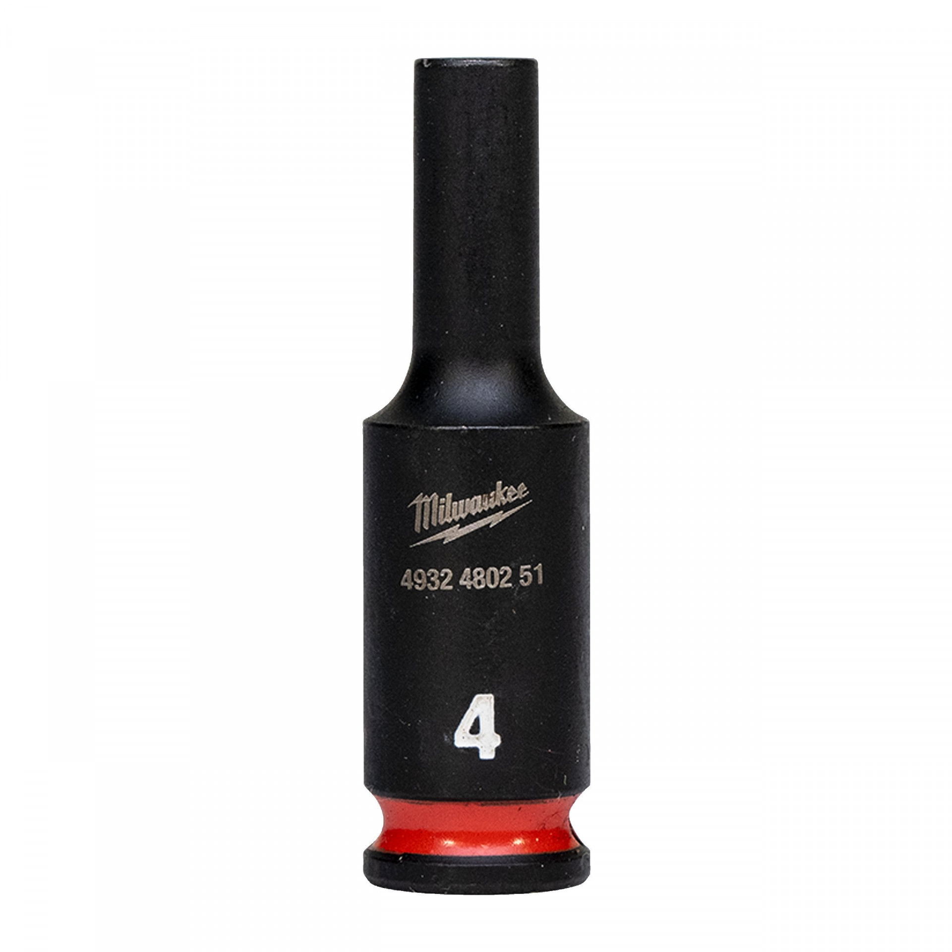 Milwaukee Shockwave Impact Duty™ 1/4"-os gépi dugókulcs fej, hosszú, 6-lapú, 4 mm termék fő termékképe