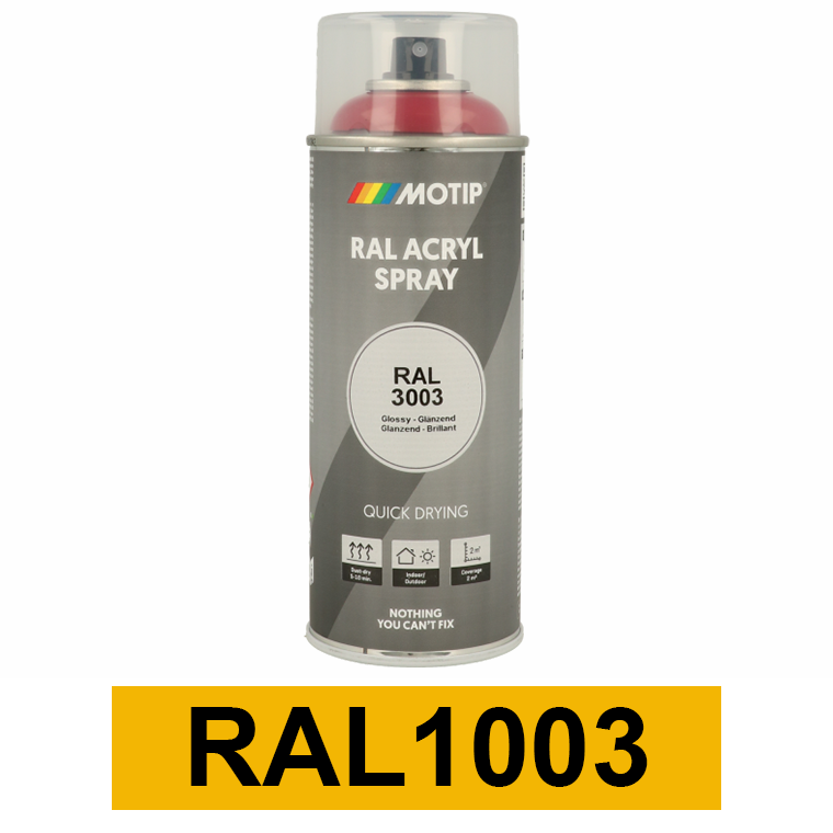 Motip Ipari festék spray, RAL1003, 400 ml termék fő termékképe