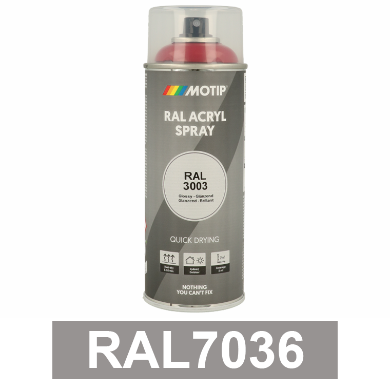 Motip Ipari festék spray, RAL7036, 400 ml termék fő termékképe