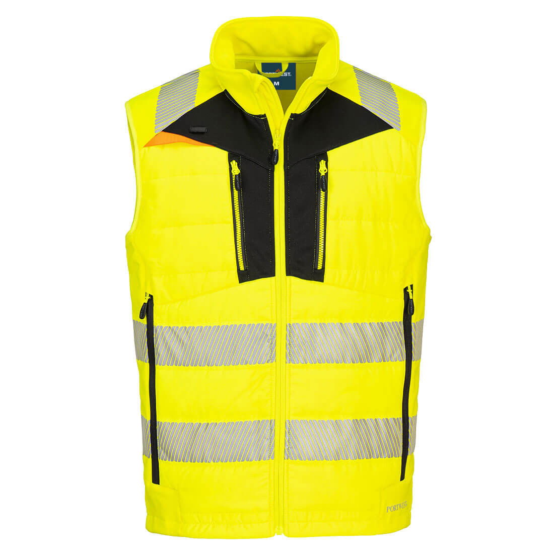 Portwest DX479 - DX4 Hi-Vis Softshell mellény, sárga/fekete termék fő termékképe