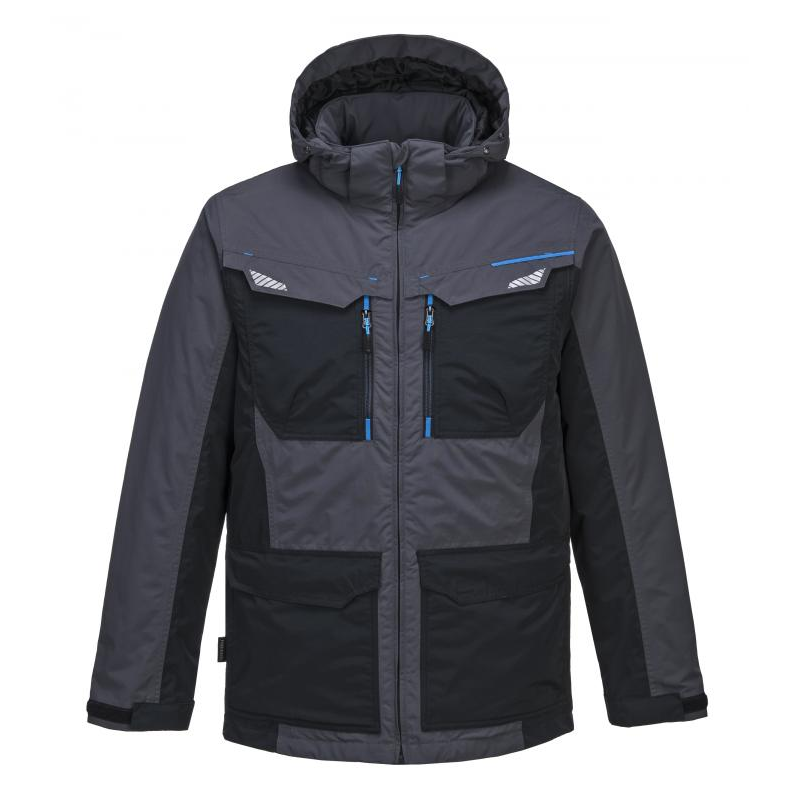 Portwest T740 - WX3 téli kabát, metál szürke termék fő termékképe